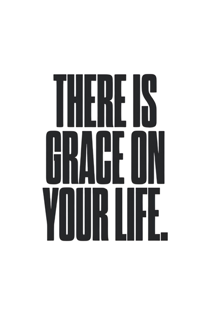 Grace on your life, A4 poster frame