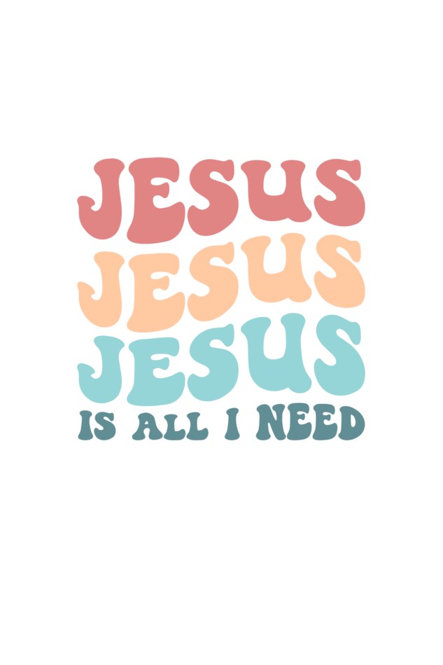 Jesus is all I need, Girls t-shirt