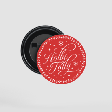 Holly jolly christmas, Badge