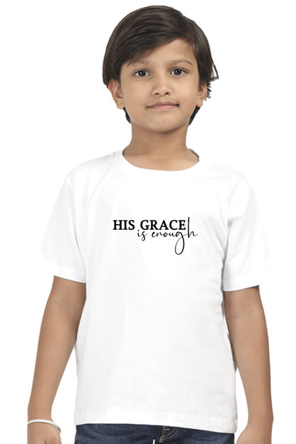 His grace is enough, Boys t-shirt