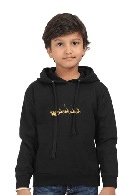 Seligh Gold Vinyl Hoodie, Christmas Kids Hoodie