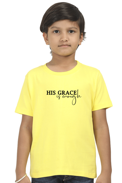 His grace is enough, Boys t-shirt