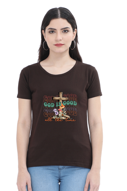 God is good all the time, Women's t-shirt