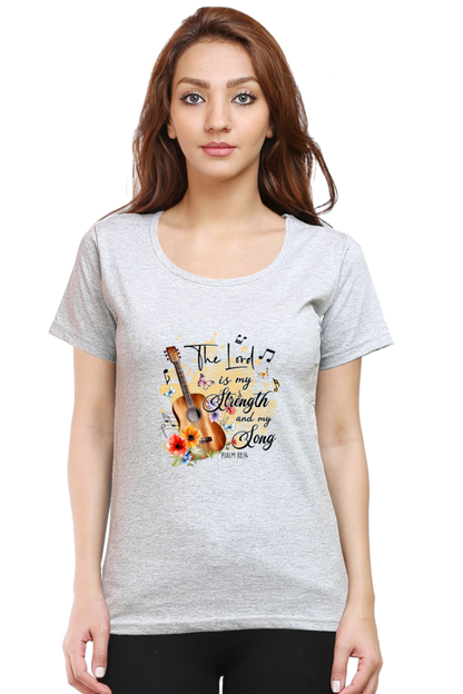 The lord is my strength and my song, Women's t-shirt