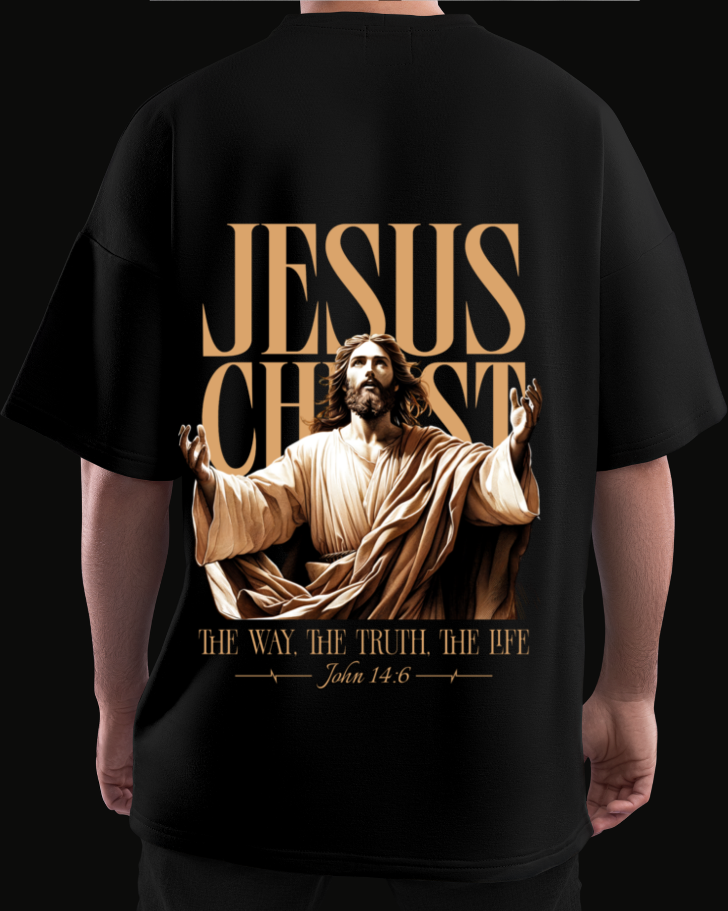 John 14:6, Unisex Terry Oversized Tee