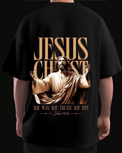 John 14:6, Unisex Terry Oversized Tee