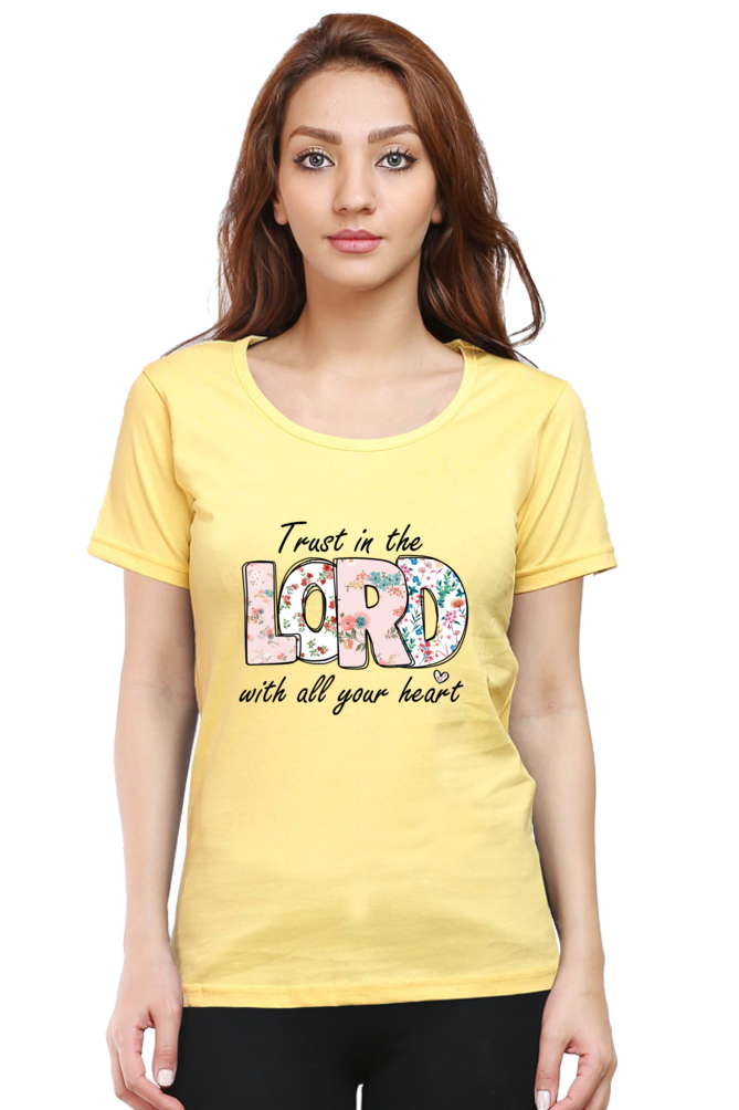 Trust in the lord, Women t-shirt
