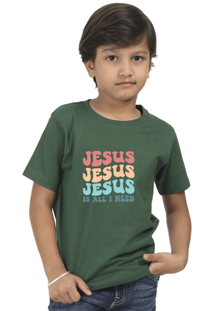 Jesus is all I need, Boys t-shirt