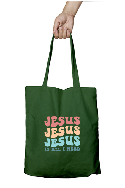 Jesus is all I need, Tote bag