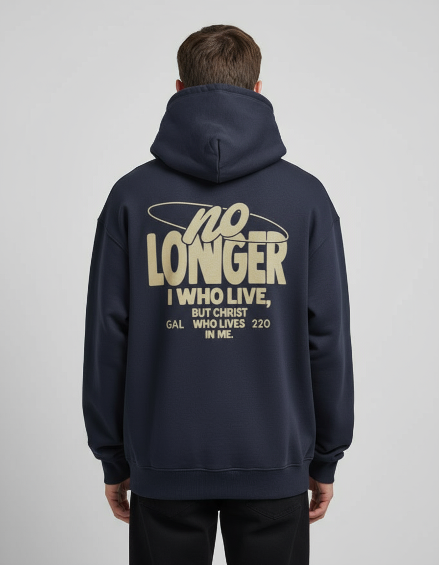No longer i who live, Unisex Oversized Hoodie