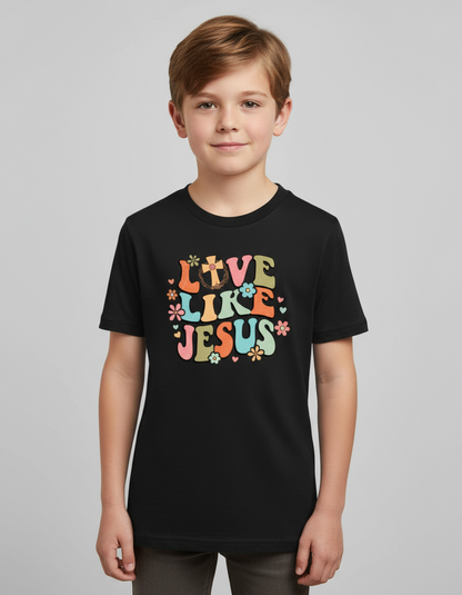 Love Like Jesus, Boy's Crew Neck T-Shirt