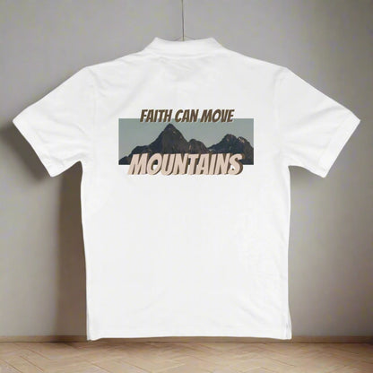 Faith can move mountains, Polo t-shirt