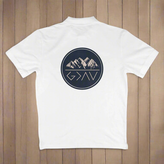 God is greater than highs and lows, Polo t-shirt