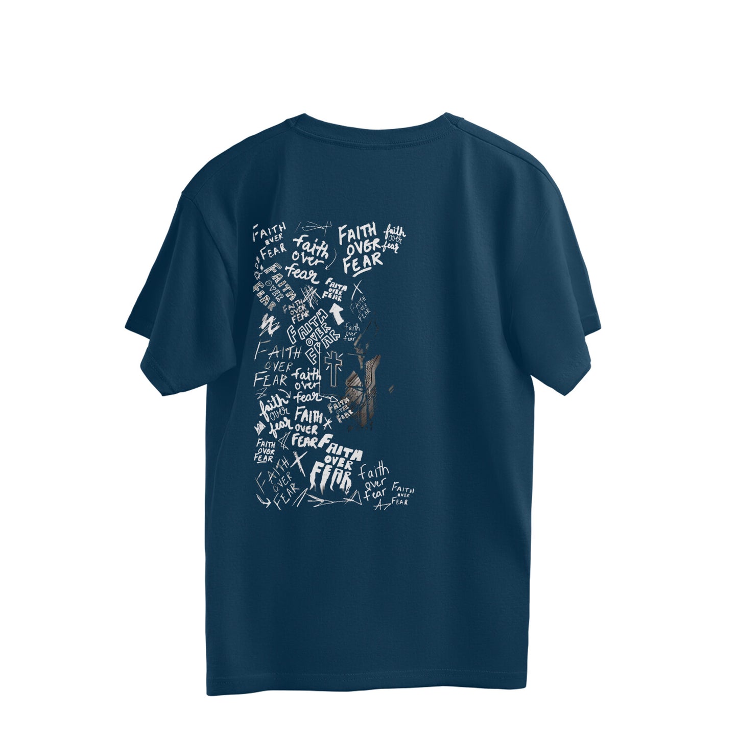 Faith Over Fear, Unisex oversized T-shirt
