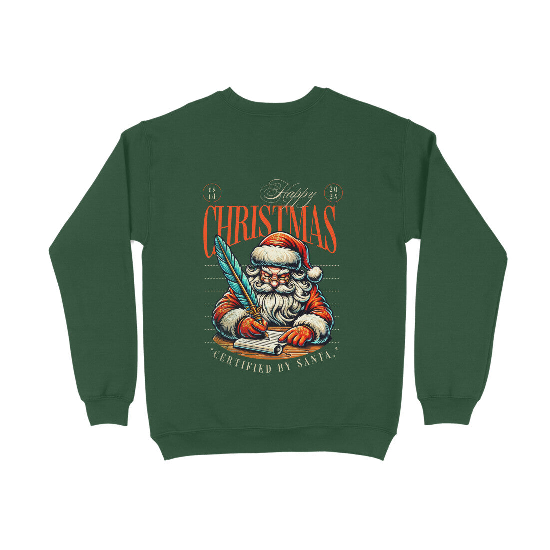 Happy Christmas certified by santa, Christmas Hoodies