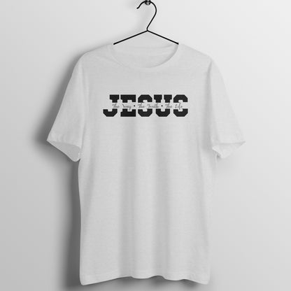 Jesus the way, truth and the life, Unisex t-shirt