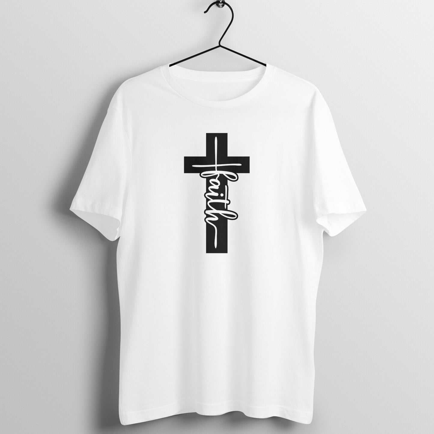 Faith with cross, Unisex t-shirt