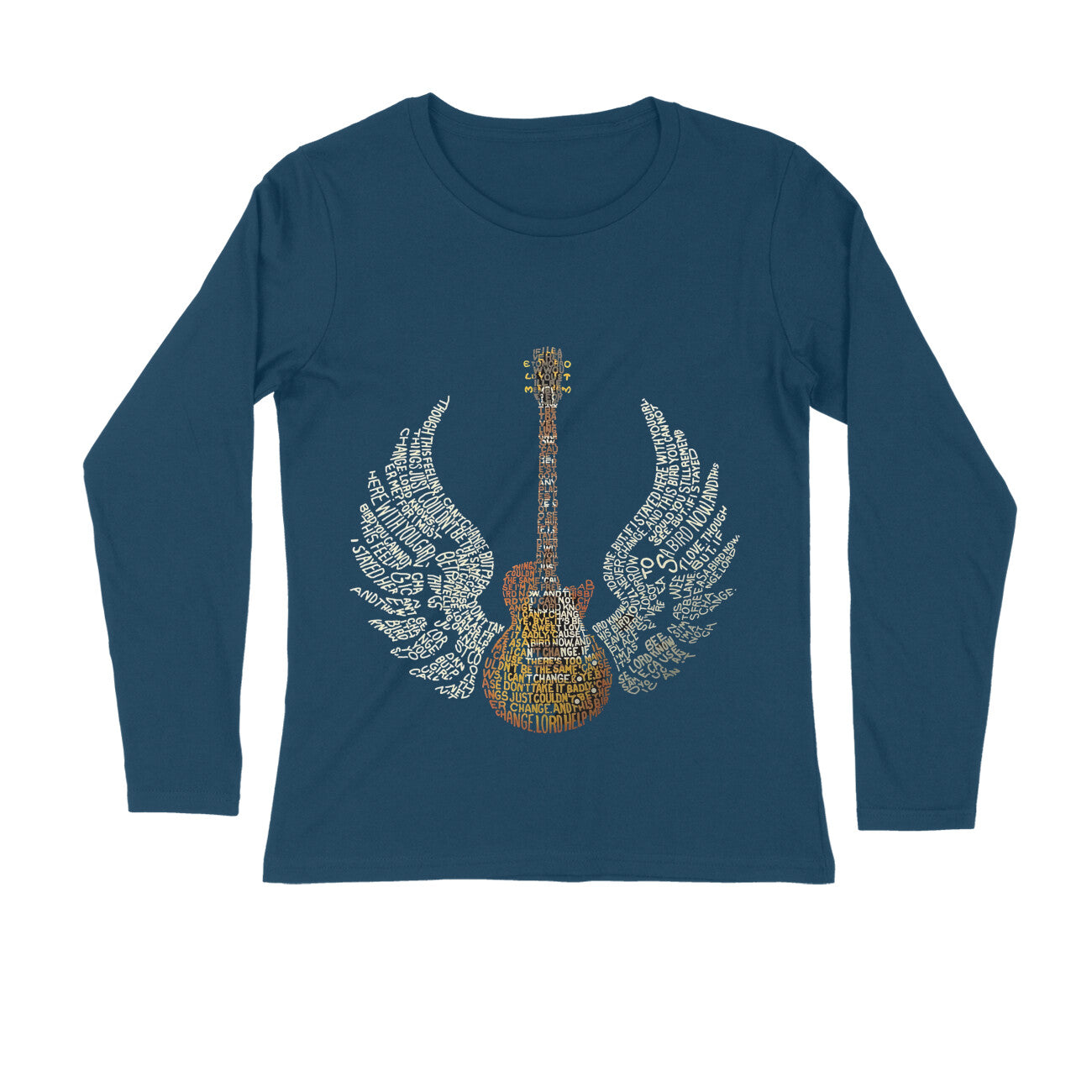 Les paul guitar with wings, Unisex t-shirt