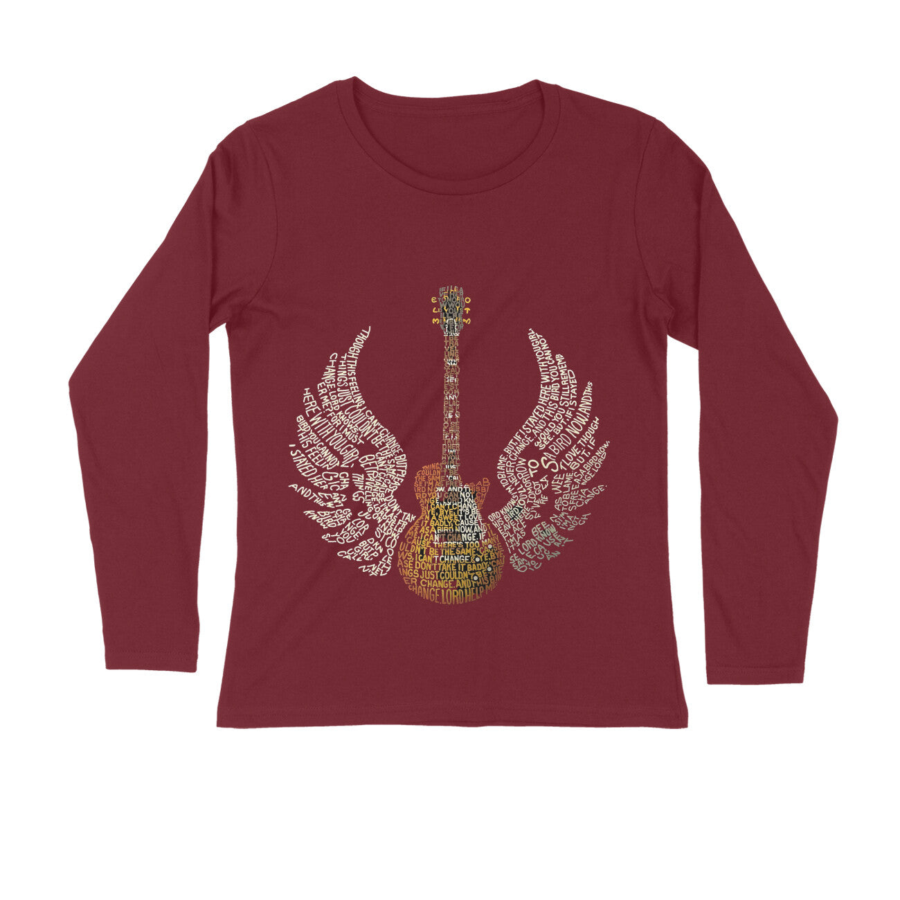 Les paul guitar with wings, Unisex t-shirt