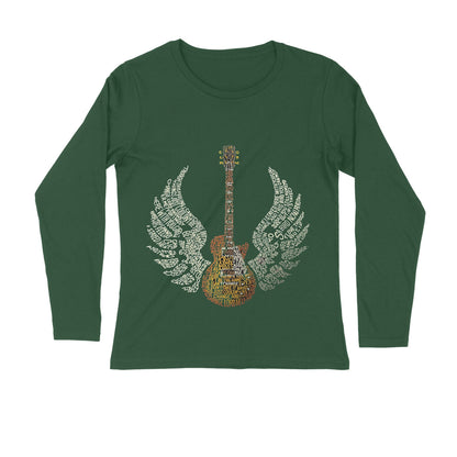 Les paul guitar with wings, Unisex t-shirt