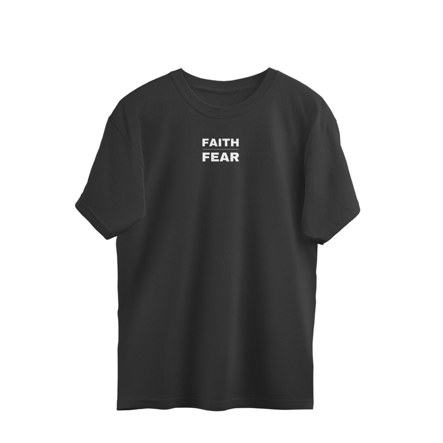 Faith Over Fear, Unisex oversized T-shirt
