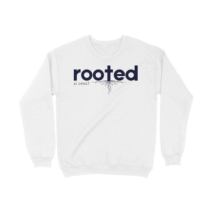Rooted in christ, Unisex sweatshirt