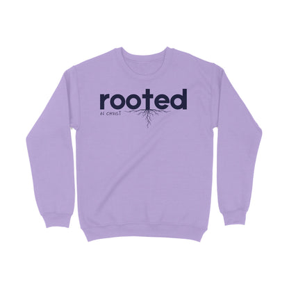 Rooted in christ, Unisex sweatshirt