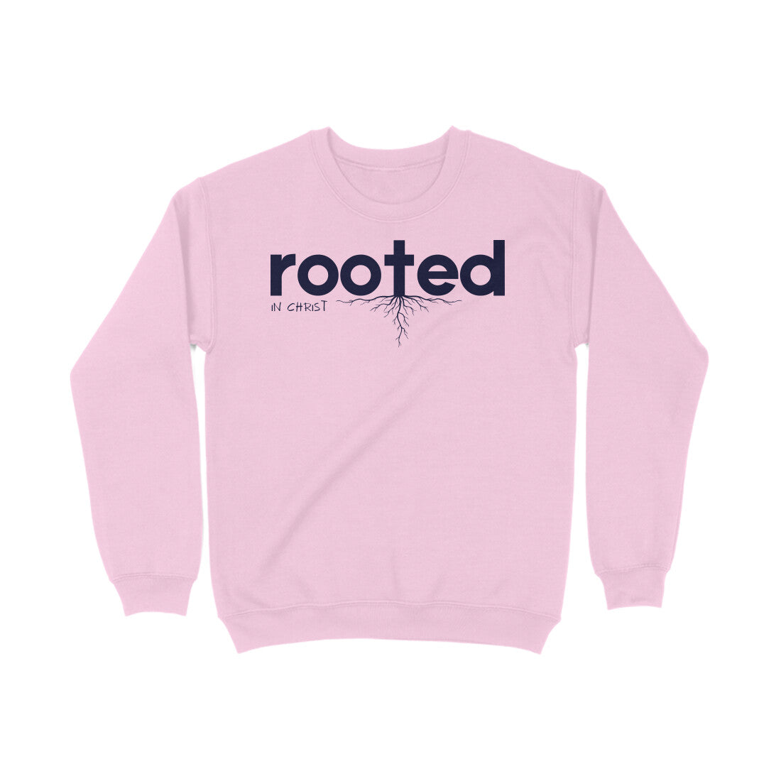 Rooted in christ, Unisex sweatshirt